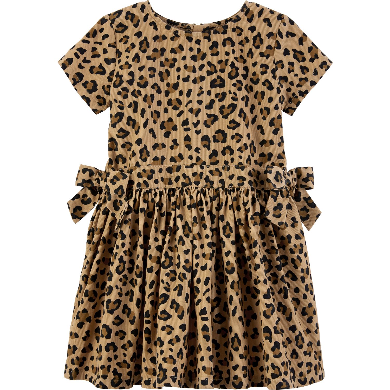 Cheetah Print Corduroy Dress